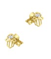 Hand Shaped Silver Stud Earring STS-6549